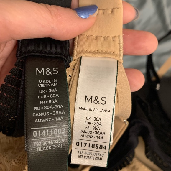 NWOT Marks and Spencer Body Soft™ Non Wired Full Cup Bras in pair - Picture 4 of 7